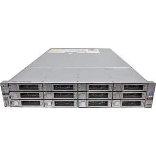 Sun Oracle X8-2L Rack Server no CPU no PC4 RAM 2x HS 12x LFF 3,5 ohne HDD SAS9361-16i