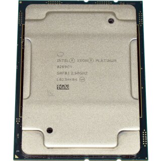 Intel Xeon Platinum Processor 8269CY 26-Core 2.50 GHz 35.75 MB Cache SRF8J FCLGA3647