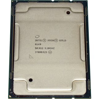 Intel Xeon Gold Processor 6149 16-Core 3.10 GHz 22 MB Cache SR3G2 FCLGA3647