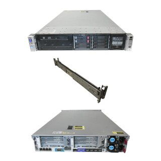 HP ProLiant DL380p G8 2x XEON E5-2690 2.9GHz Octa-Core 2x 600GB 128GB RAM Rail