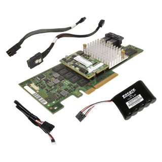 Fujitsu D3216-B13 GS3 EP420i 12Gb PCIe x8 RAID Controller +BBU+2x SAS Kabel ohne Bracket