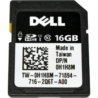 Dell iDRAC vFlash 16GB SD Card for Dell PowerEdge 0H1H8M 0GX886 0583VN