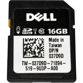 Dell iDRAC vFlash 16GB SD Card 037D9D for Dell PowerEdge