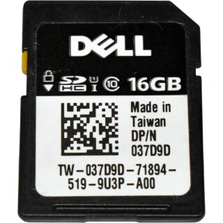 Dell iDRAC vFlash 16GB SD Card for Dell PowerEdge 037D9D 06X3H4