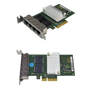 Fujitsu Primergy Quad Port PCIe x4 Gigabit Ethernet Netzwerkkarte D2745-A11 GS3