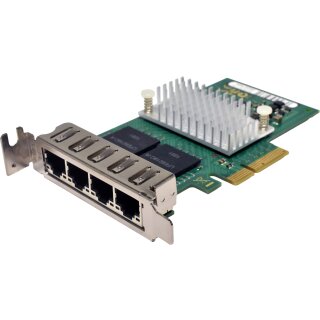 Fujitsu Primergy Quad-Port RJ-45 GE Network Adapter PCIe x4 D2745-A11 GS1 GS3 LP