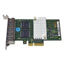 Fujitsu Primergy Quad Port PCIe x4 Gigabit Ethernet Netzwerkkarte D2745-A11 GS3