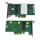 Fujitsu Primergy Quad-Port RJ-45 GE Network Adapter PCIe x4 D2745-A11 GS1 GS3 LP