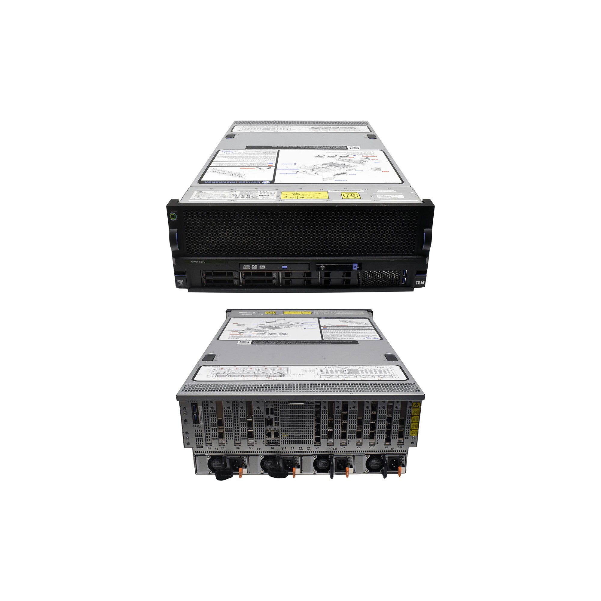 IBM Power E850 Server 4x Power8 CPU 1,5TB RAM PC3 8x SFF 2,5 4U 4x VRM ...