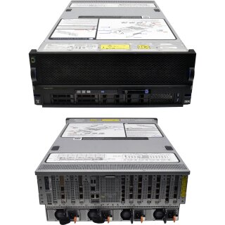 IBM Power E850 Server 4x Power8 CPU 1,5TB RAM PC3 8x SFF 2,5 4U 4x VRM CCIN27
