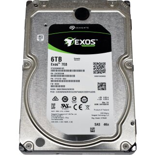 Seagate Exos 7E8 6TB 3.5" 7.2K 12G SAS SED HDD ST6000NM0105 1YY210-004