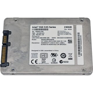 Intel 535 Series 240GB 2.5" 6G SATA SSD SSDSC2BW240H6