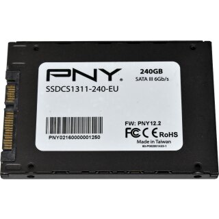 PNY 240GB 2.5" 6G SATA SSD SSDCS1311-240-EU PNY02160000001250