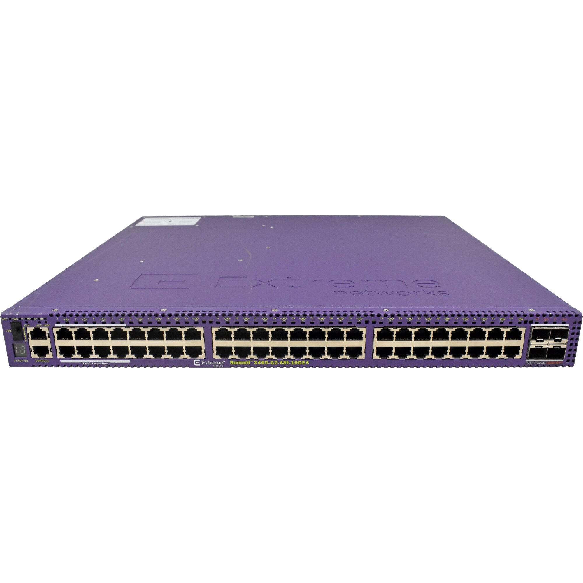 Extreme Summit X460-G2-48t-10GE4-Base 16702 48-Port RJ-45 GE Switch 4x ...