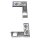 Dell 09W8C4 3.5" to 2.5" Snap-In Mounting Bracket for SAS SATA HDD Tray
