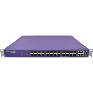 Extreme Summit X450a-24x 16155 24-Port SFP GE Switch 4x RJ-45 +Rack Ears +GBICs +Module Summit XGM2-2sf SFP+