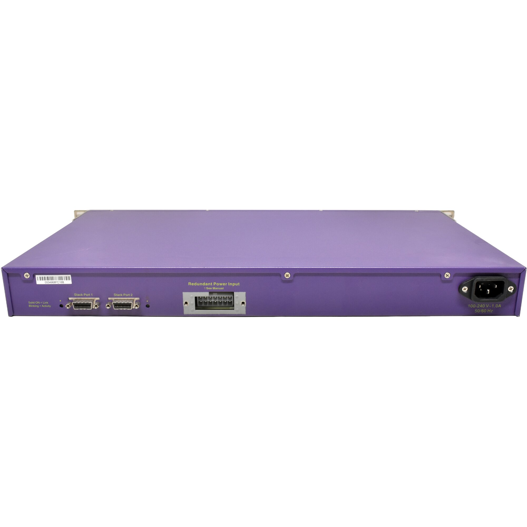 Sfp Fuel Rack Extreme Summit X440-48t 16505 48-Port RJ-45 GE Switch 4x SFP +Rack Ears ...