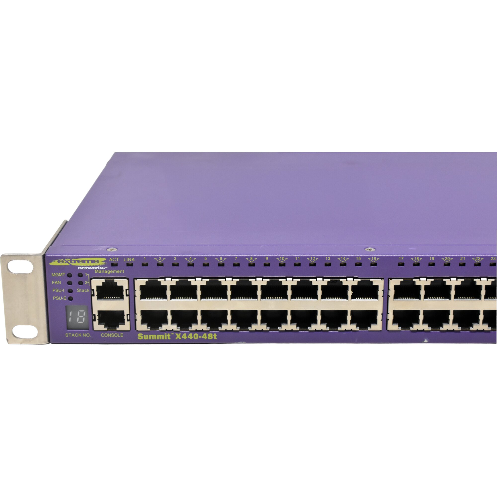 Sfp Fuel Rack Extreme Summit X440-48t 16505 48-Port RJ-45 GE Switch 4x SFP +Rack Ears ...