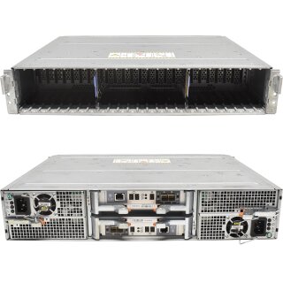 EMC Unity TAE 2U Storage Array 047-000-789 2xController 303-396-000B 12G 25x2,5" 2x PSU ohne Blende