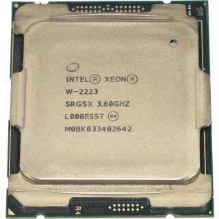Intel Xeon Processor W-2223 Quad Core 3.60GHz 8.25MB Cache FCLGA2066 SRGSX