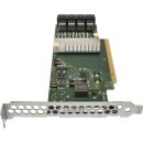 Fujitsu RAID Controller NVME SSD Card D3262-A12 GS1 PCIe x16 4Port 12G Mini SAS HD SFF-8643 +4x SAS Cable FP