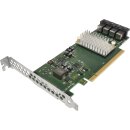 Fujitsu RAID Controller NVME SSD Card D3262-A12 GS1 PCIe x16 4Port 12G Mini SAS HD SFF-8643 +4x SAS Cable FP
