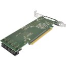 Fujitsu RAID Controller NVME SSD Card D3262-A12 GS1 PCIe x16 4Port 12G Mini SAS HD SFF-8643 +4x SAS Cable FP