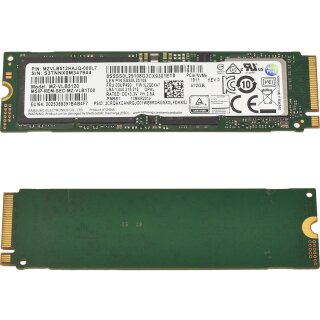 Lenovo Samsung PM981 MZ-VLB5120 SSD 512GB M.2 2280 NVMe PCIe 00UP490