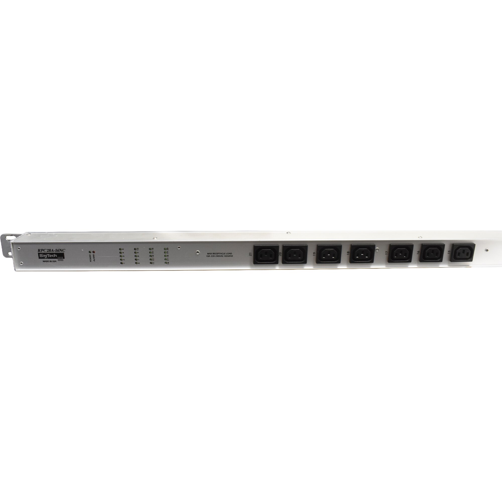 BayTech RPC28A-16NC Rack PDU Metered Single-Phase Null HE 16A 220-240V ...
