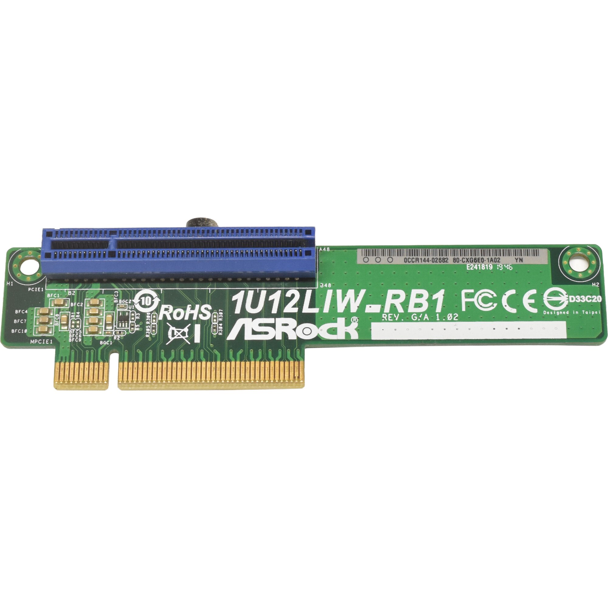 AsRock 1U12LIW-RB1 Riser Card PCIe 3.0 x8 für Server 225576065611 / ...