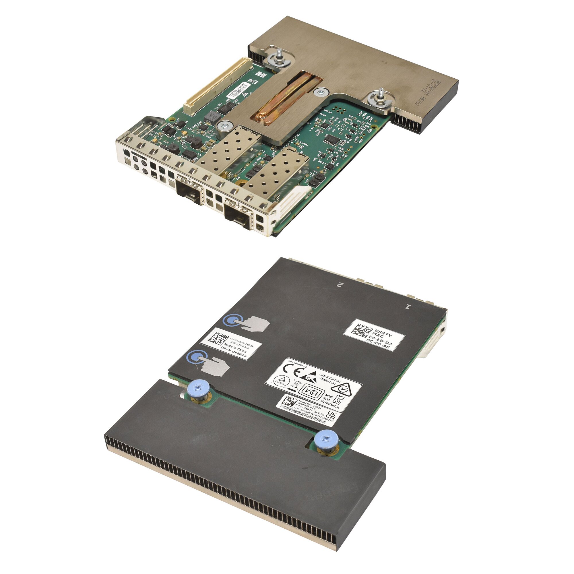 Dell ConnectX-4 Lx CX422A 2Port SFP28 25GbE Daughter Card PowerEdge ...