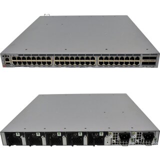 Brocade VDX 6740T-1G BR-VDX6740T-56-1G-F 48-Port 1/10G RJ-45 Switch 4x 40G QSFP+
