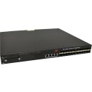 Brocade FastIron FCX624S-F 80-1002726-XX 24x SFP 4xRJ45  Switch 2x 16G CX4 1xPSU