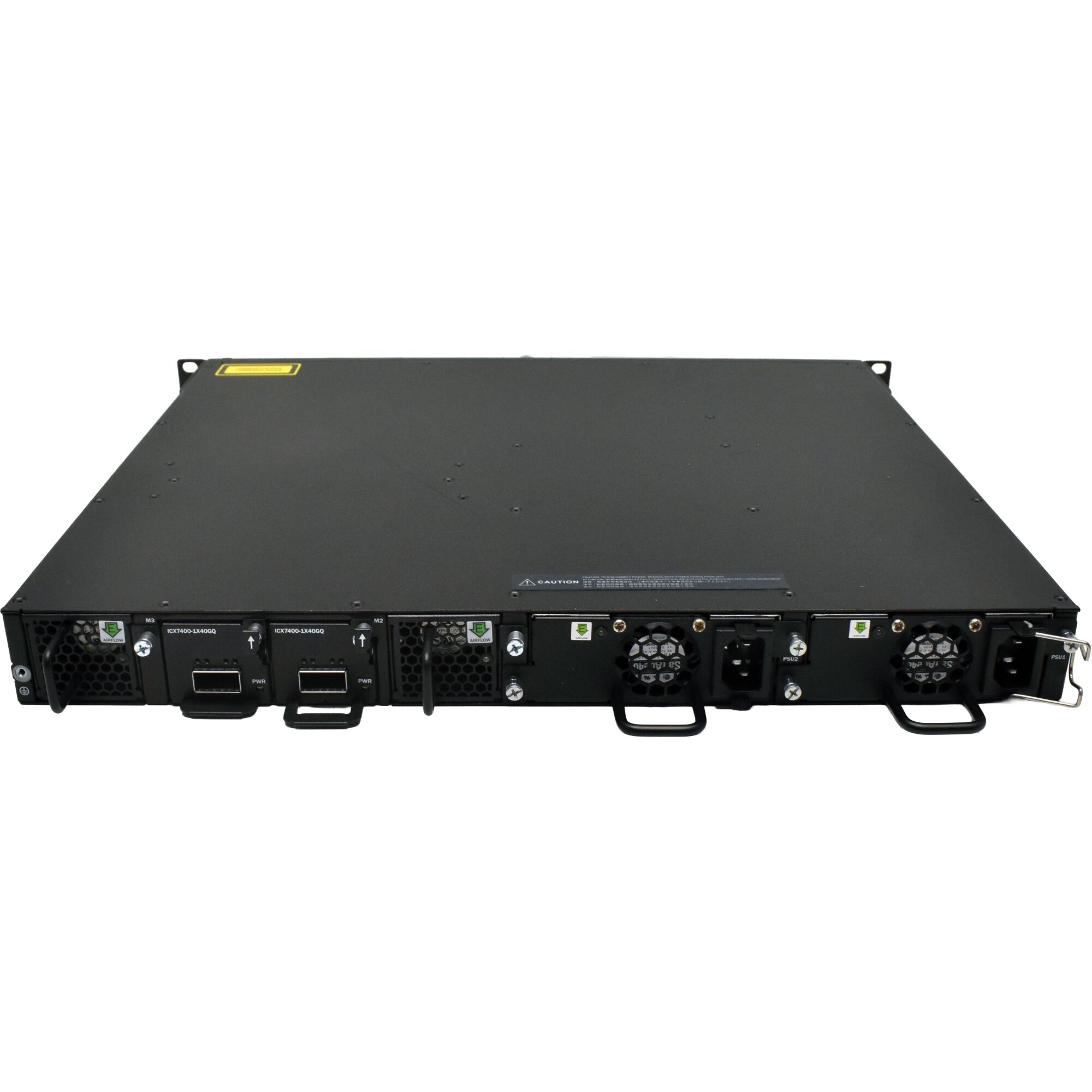 Brocade Switch ICX 7450-48 48Ports 1x 4X10GF 10Gbe SFP+ 2x 1X40GQ 40GbE ...