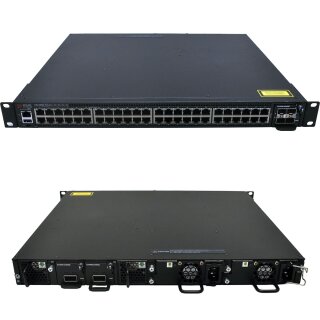 Brocade Switch ICX 7450-48 48Ports 1x 4X10GF 10Gbe SFP+ 2x 1X40GQ 40GbE QSFP+