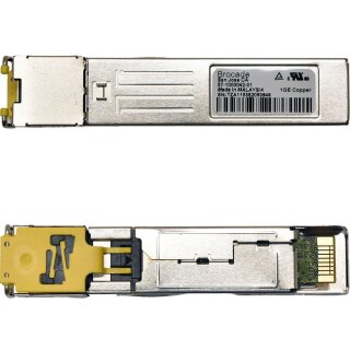 Brocade 57-1000042-01 1000BASE-T SFP Transreceiver Module RJ45 100m