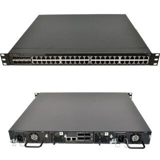 Brocade Switch ICX 6610-48P 48Ports 8x 1/10Gbe SFP/SFP+ 4x 40Gbit Stacking Port