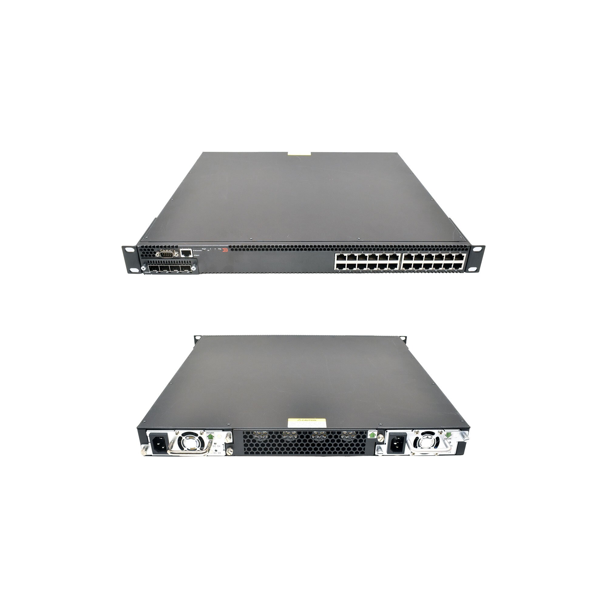 Brocade Fc Base Router Brocade FastIron FCX624-E 80-1003603-XX 24x RJ45 Switch 1x FCX-4G 1 GbE ...