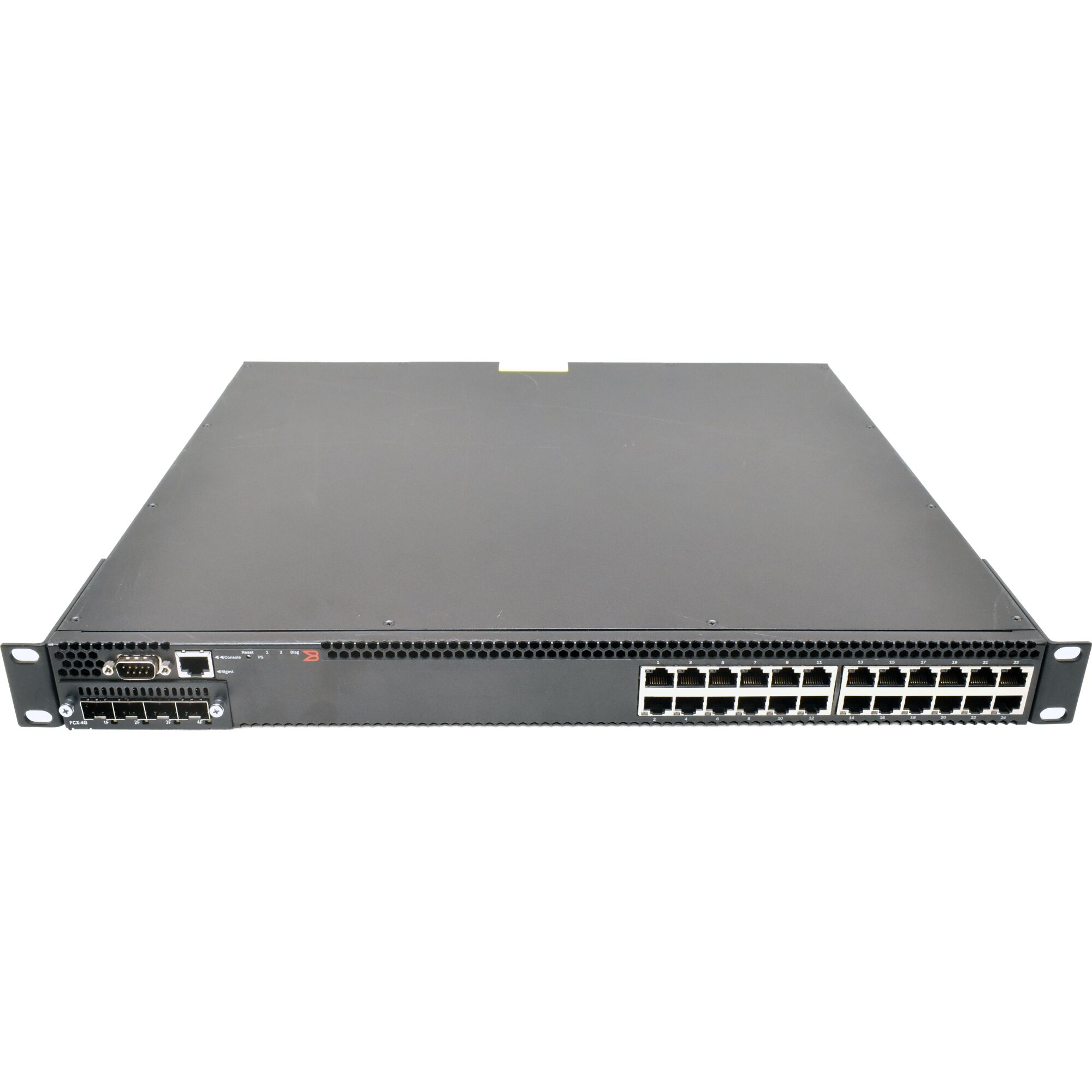 Brocade FastIron FCX624-E 80-1003603-XX 24x RJ45 Switch 1x FCX-4G 1 GbE ...