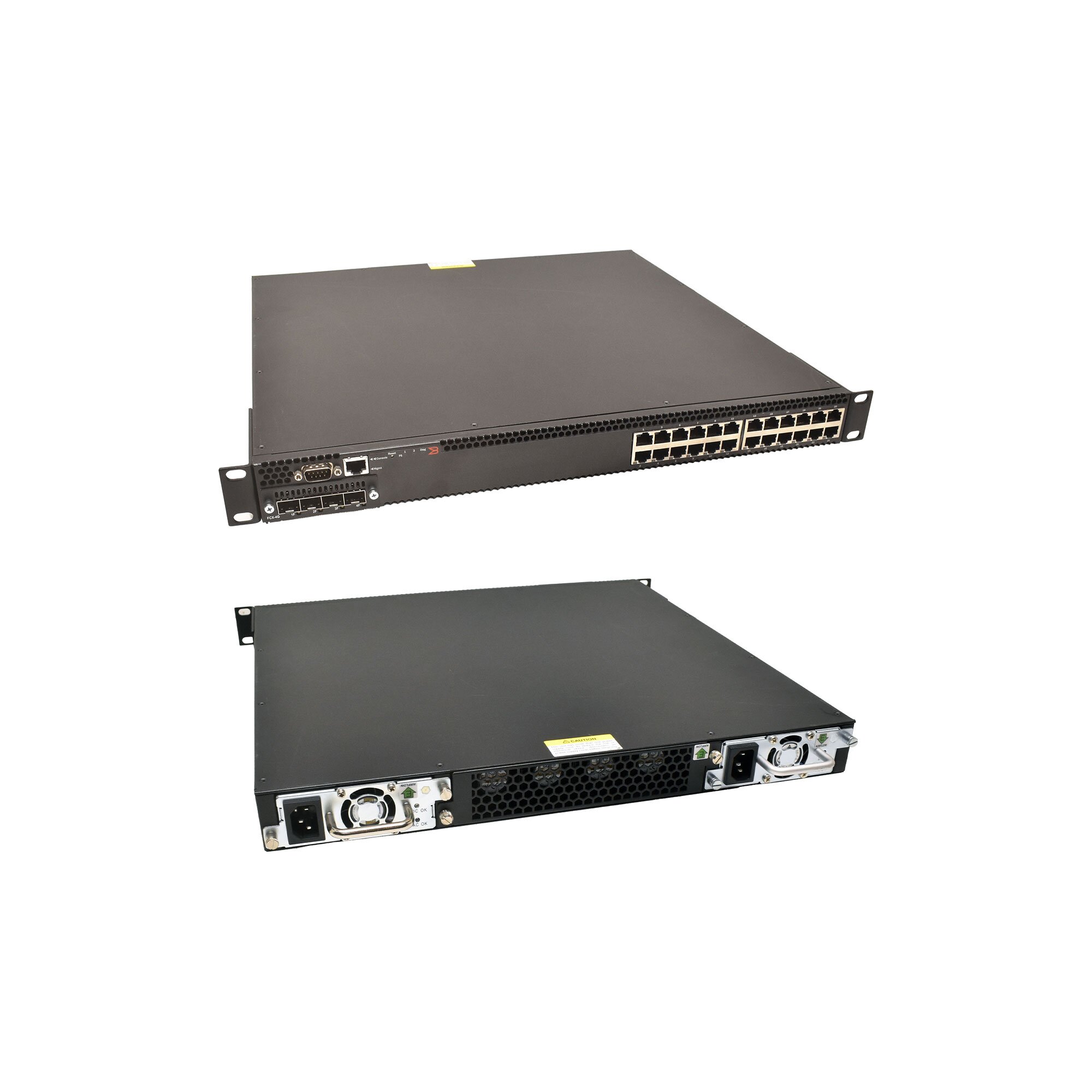 Brocade FastIron FCX624-E 80-1003603-XX 24x RJ45 Switch 1x FCX-4G 1 GbE ...