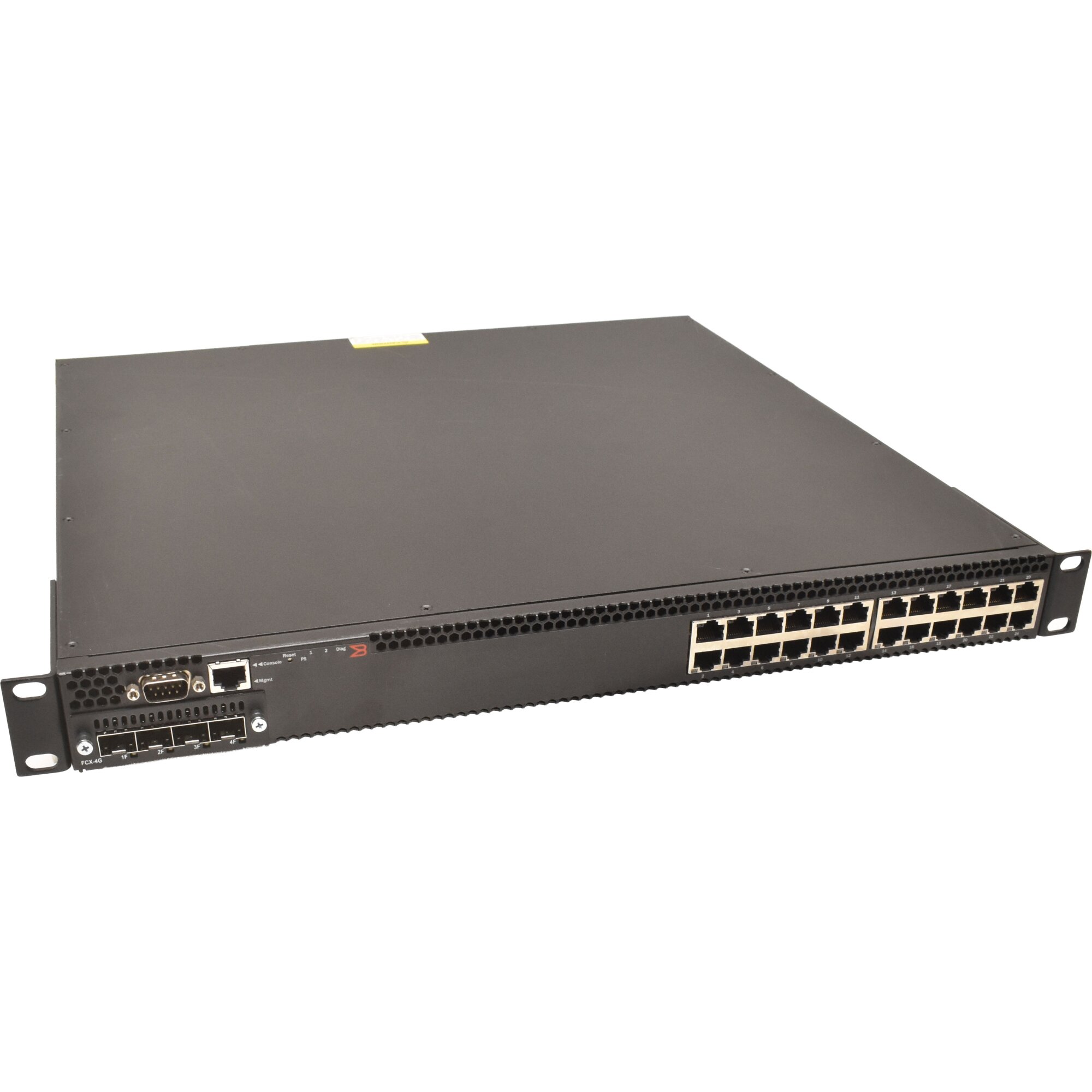 Brocade FastIron FCX624-E 80-1003603-XX 24x RJ45 Switch 1x FCX-4G 1 GbE ...