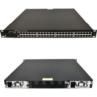 Brocade Fastiron FCX648S 80-1002392-XX 48-Port RJ-45 Switch +Module FCX-XG 2xCX4