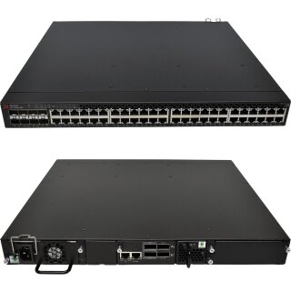 Brocade Switch ICX 6610-48P 48x RJ45 8x 1/10Gbe SFP/SFP+ 4x 40Gbit Stacking Port