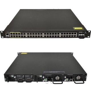 Brocade Switch ICX 7450-48P 48x RJ45 1x 4X10GF 10Gbe SFP+ 2x 1X40GQ 40GbE QSFP+