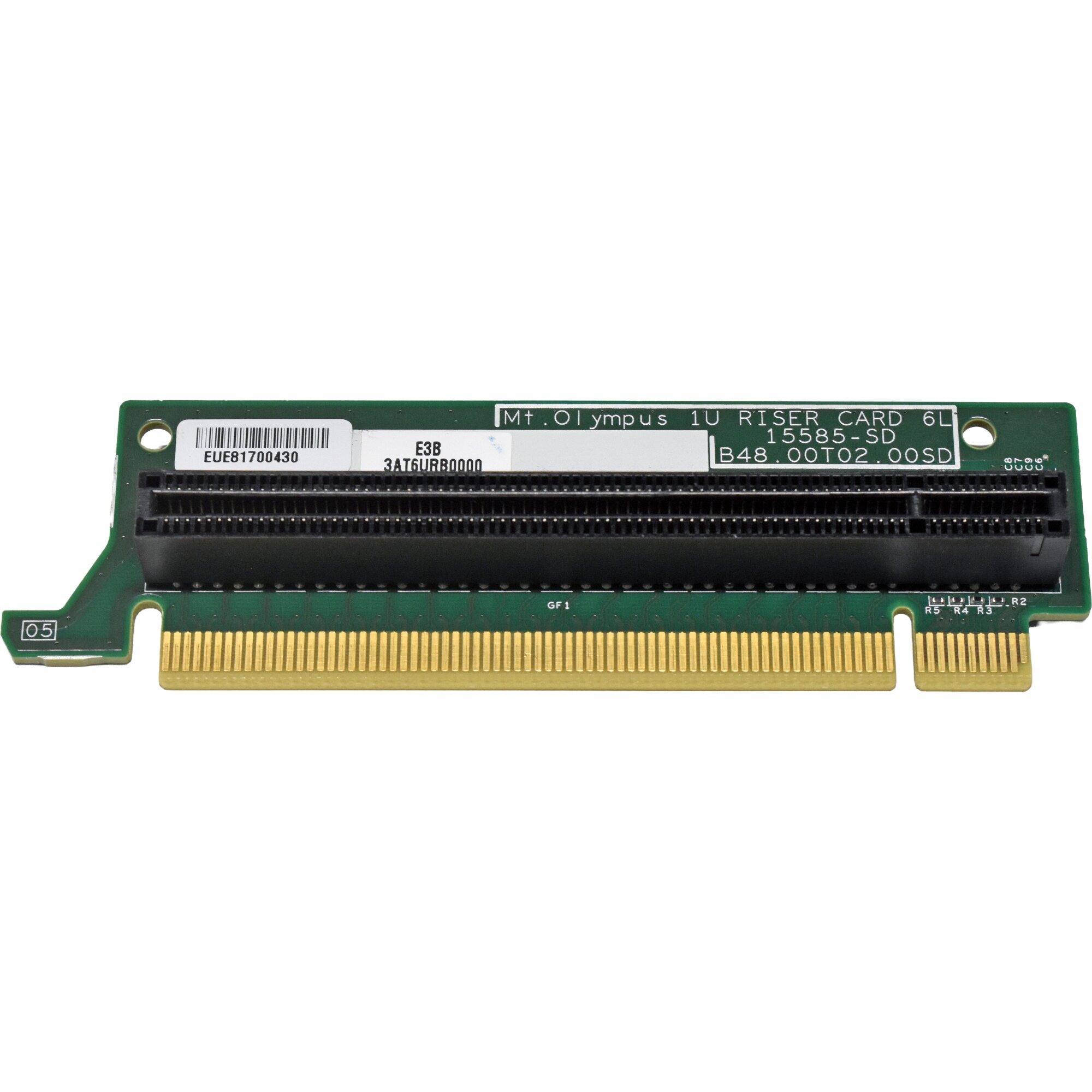 Microsoft 1U Riser Card PCIe x16 for Microsoft Project Olympus Server ...