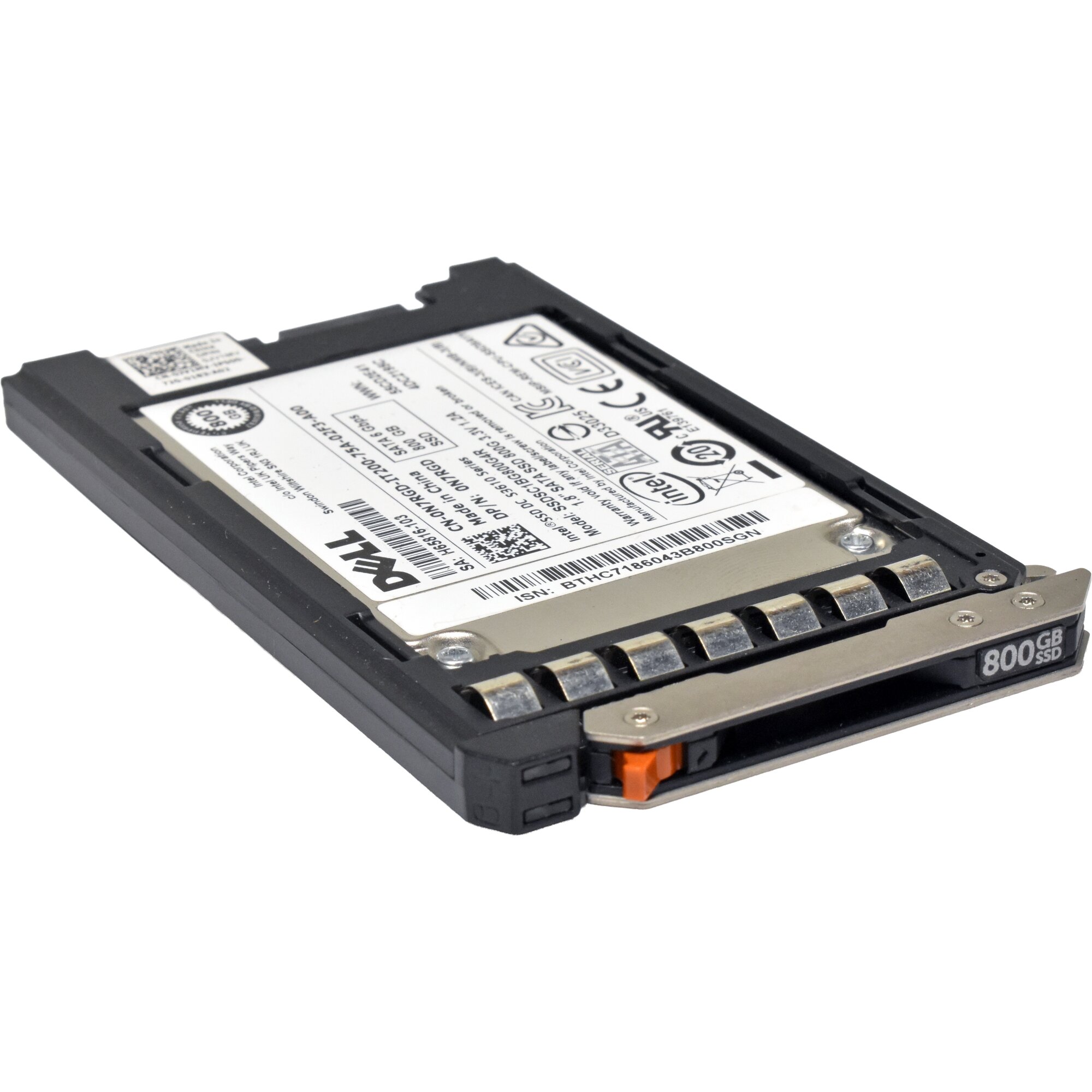 dell intel 800gb 2.5 Dell Intel DC S3610 Series 800GB 1.8" 6G SATA SSD SSDSC1BG800G4R 0N7RGD ...