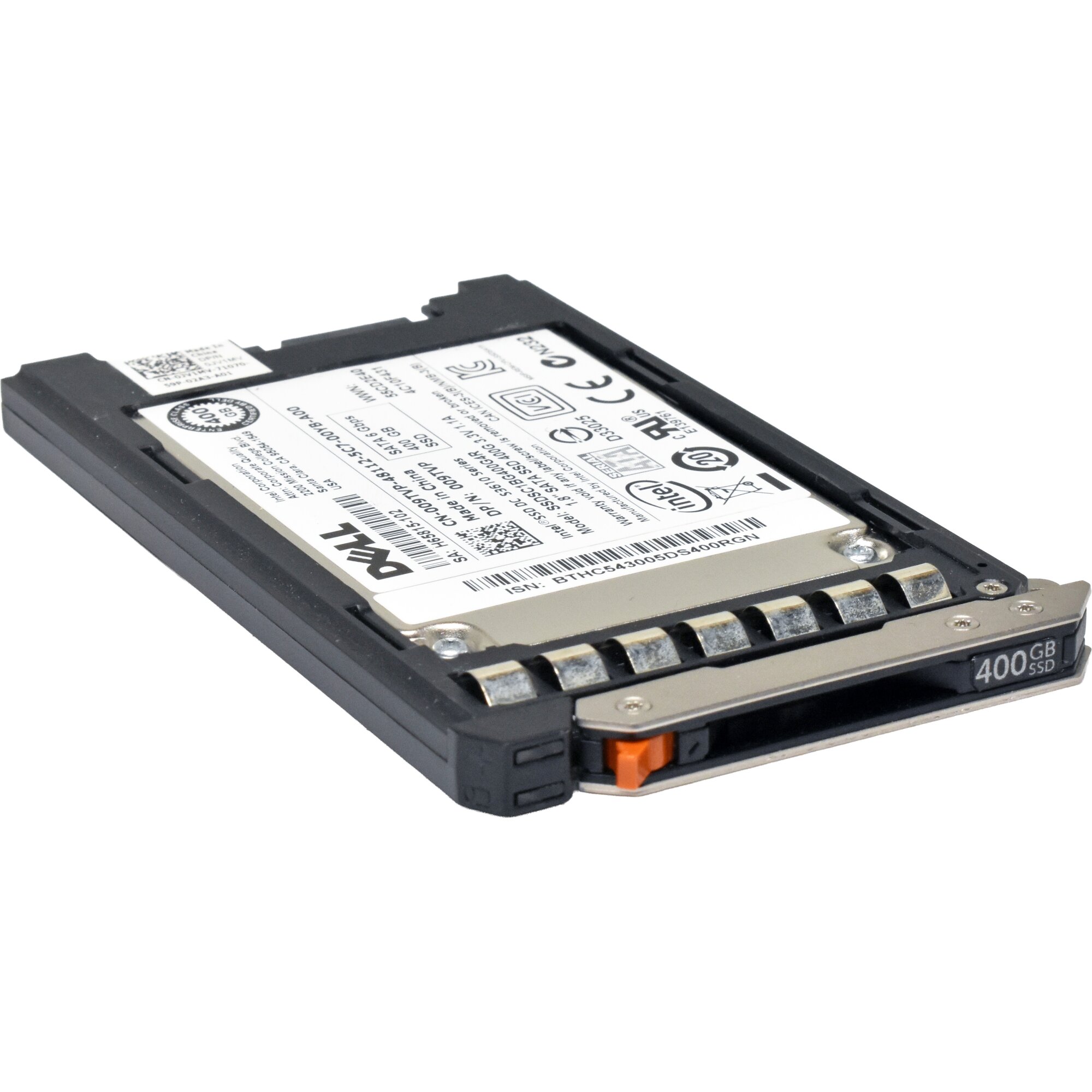 Dell Intel DC S3610 Series 400GB 1.8" 6G SATA SSD SSDSC1BG400G4R 009TVP ...