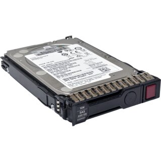 HP Seagate 600GB 2.5“ 10K 12G SAS SED HDD ST600MM0009 653957-001 +Caddy