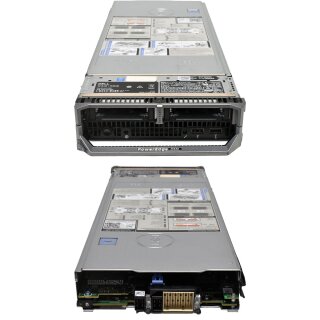 DELL PowerEdge M630 Blade Server no CPU no DDR4 RAM 2x Kühler 4x 1,8 Zoll