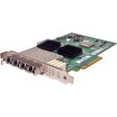 QLogic QLE2564 PX4810402-01 Quad-Port 8G SFP+ PCIe x8 Network Adapter 4x Mini GBIC